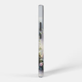 Snowy Owl in Moonlit Winter Garden Samsung Galaxy Hoesje (Rechterkant)