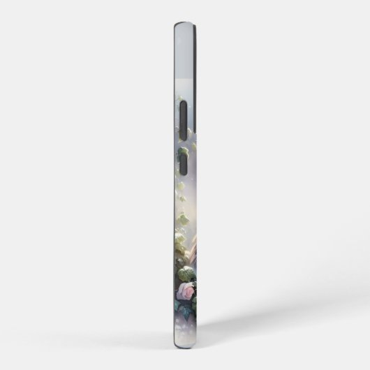 Snowy Owl in Moonlit Winter Garden Samsung Galaxy Hoesje (Rechterkant)