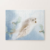 Snowy Owl jigzaagpuzzel Legpuzzel (Horizontaal)