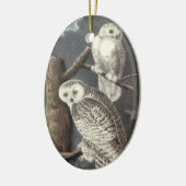 Snowy Owl, John Audubon Keramisch Ornament (Links)