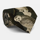 Snowy Owl, John James Audubon's Birds of America Stropdas (Opgerold)