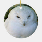 Snowy Owl Keramisch Ornament (Achterkant)