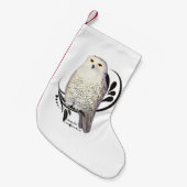 Snowy Owl Kleine Kerstsok (Voorkant (Hangend))