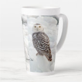 Snowy Owl latte mok (Rechterhoek)