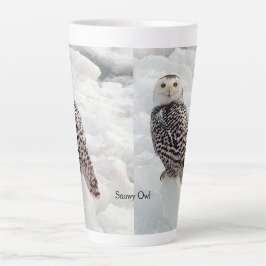 Snowy Owl latte mok (Voorkant)