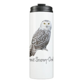 Snowy Owl Leak Proof Thermal Tumbler Thermosbeker