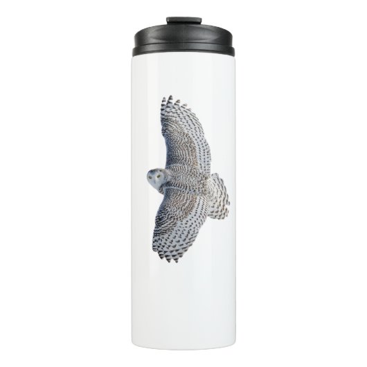 Snowy Owl Leak Proof Thermal Tumbler Thermosbeker (Voorkant)