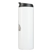 Snowy Owl Leak Proof Thermal Tumbler Thermosbeker (Geroteerd rechts)