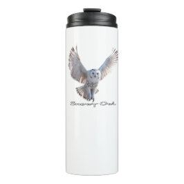 Snowy Owl Leak Proof Thermal Tumbler Thermosbeker