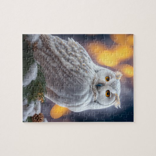 Snowy Owl Legpuzzel (Horizontaal)