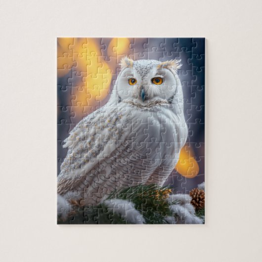 Snowy Owl Legpuzzel (Verticaal)