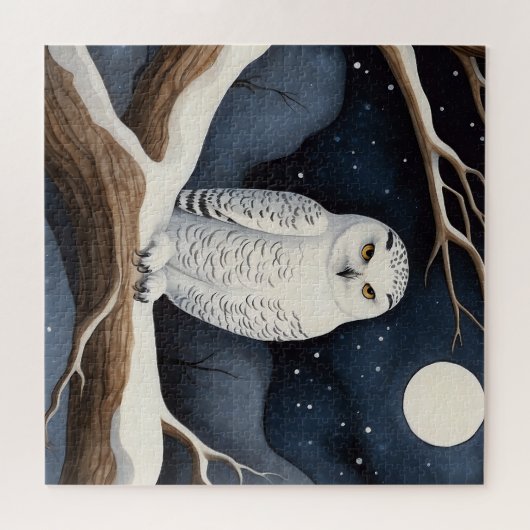 Snowy Owl Legpuzzel (Horizontaal)