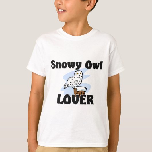 Snowy Owl Lover T-shirt (Voorkant)