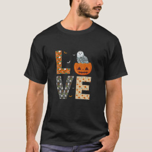 Snowy Owl Lovers Boys Girls Kinder Funny Halloween T-shirt