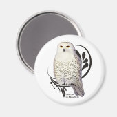 Snowy Owl Magneet (Voorkant / Achterkant)