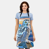 Snowy Owl Majesty Design Schort (Gedragen)