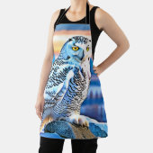 Snowy Owl Majesty Design Schort (Insitu)