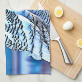 Snowy Owl Majesty Design Theedoek (Quarter Fold)