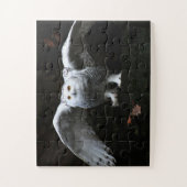 Snowy Owl met open vleugels 11x14 30pc jpcnm Legpuzzel (Verticaal)