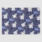 Snowy Owl met Pet kerstpapier Tissuepapier (Voorkant)