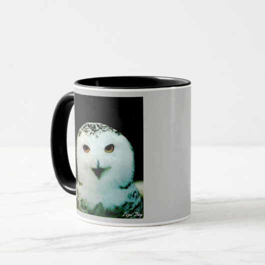 Snowy Owl Mok (Voorkant links)