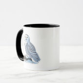 Snowy Owl Mok – Arctic Elegance in elke slok (Voorkant links)