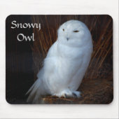 Snowy Owl - mousepad Muismat (Voorkant)