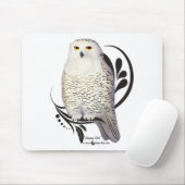 Snowy Owl Muismat (Met muis)