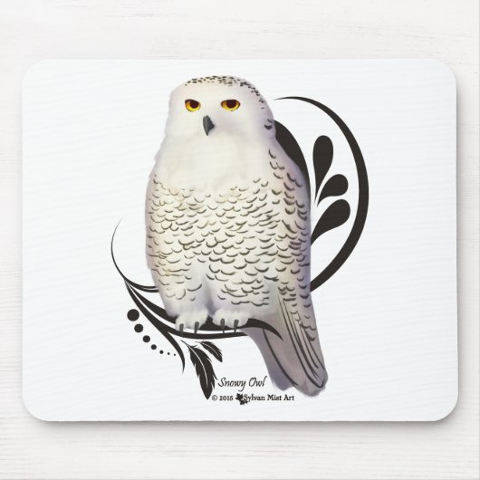 Snowy Owl Muismat (Voorkant)