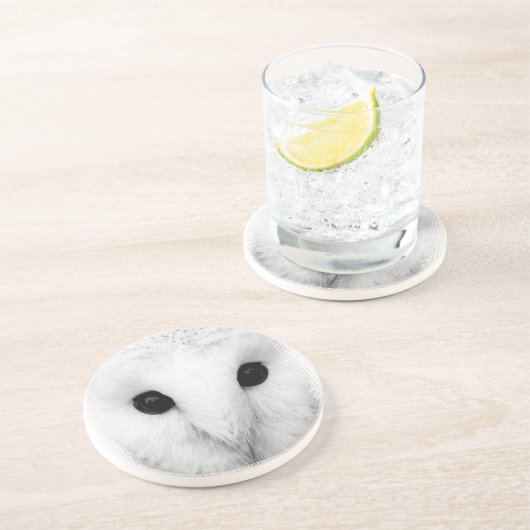 Snowy Owl Onderzetter (Zijkant)