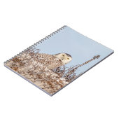Snowy owl op het strand notitieboek (Linkerzijde)