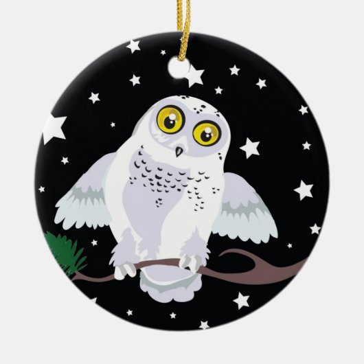Snowy Owl ornament (Voorkant)
