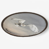 Snowy Owl Papieren Bordje (Gekanteld)