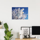 "Snowy Owl" Poster (Thuiskantoor)