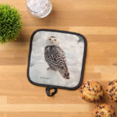 Snowy Owl pot houder (Top down)