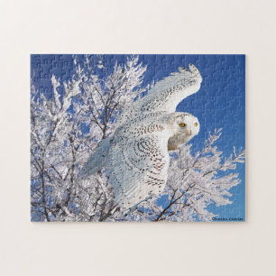 "Snowy Owl" Puzzle Legpuzzel