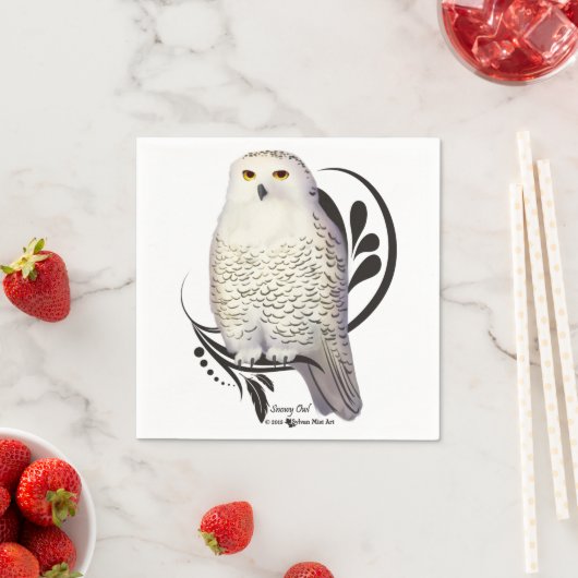 Snowy Owl Servetten (Insitu)