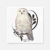 Snowy Owl Servetten (Voorkant)