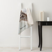 Snowy Owl Sherpa Blanket Deken (In situ)