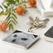 Snowy Owl Sleutelhanger (Zijkant)