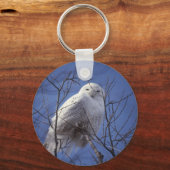 Snowy Owl Sleutelhanger (Voorkant)
