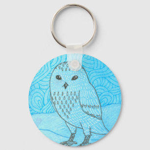 Snowy Owl Sleutelhanger