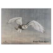 Snowy Owl Snijplank (Voorkant)