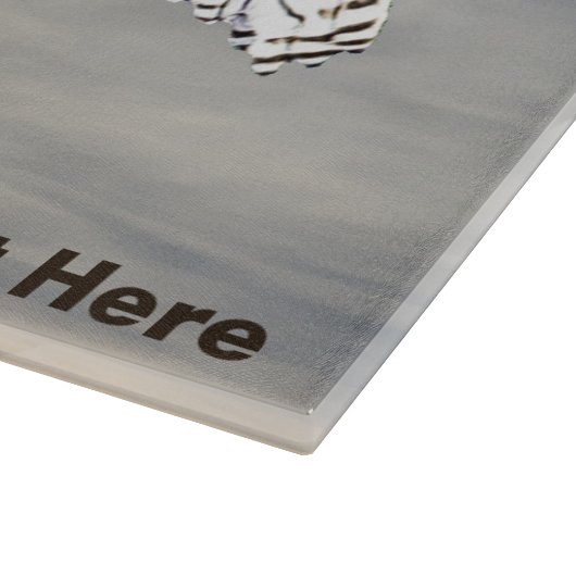 Snowy Owl Snijplank (Hoek)