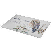 Snowy Owl Snijplank (Hoek)