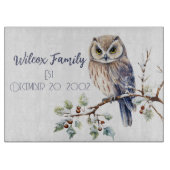 Snowy Owl Snijplank (Voorkant)