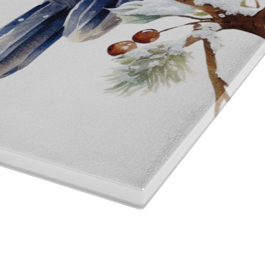 Snowy Owl Snijplank (Hoek)