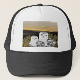 Snowy Owl Sunrise Trucker Pet