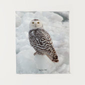 Snowy Owl tapestry Wandkleed (Voorkant)