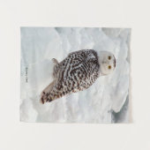 Snowy Owl tapestry Wandkleed (Voorkant (horizontaal))